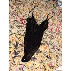 Black lace one piece